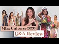 Q&A REVIEW | MISS UNIVERSE 2020 | NICOLE CORDOVES