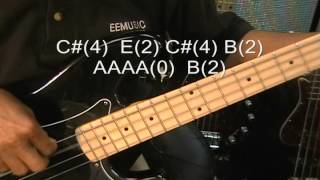 Video thumbnail of ""Jam On It" Newcleus Bass Guitar Lesson R&B Funk @EricBlackmonGuitar"