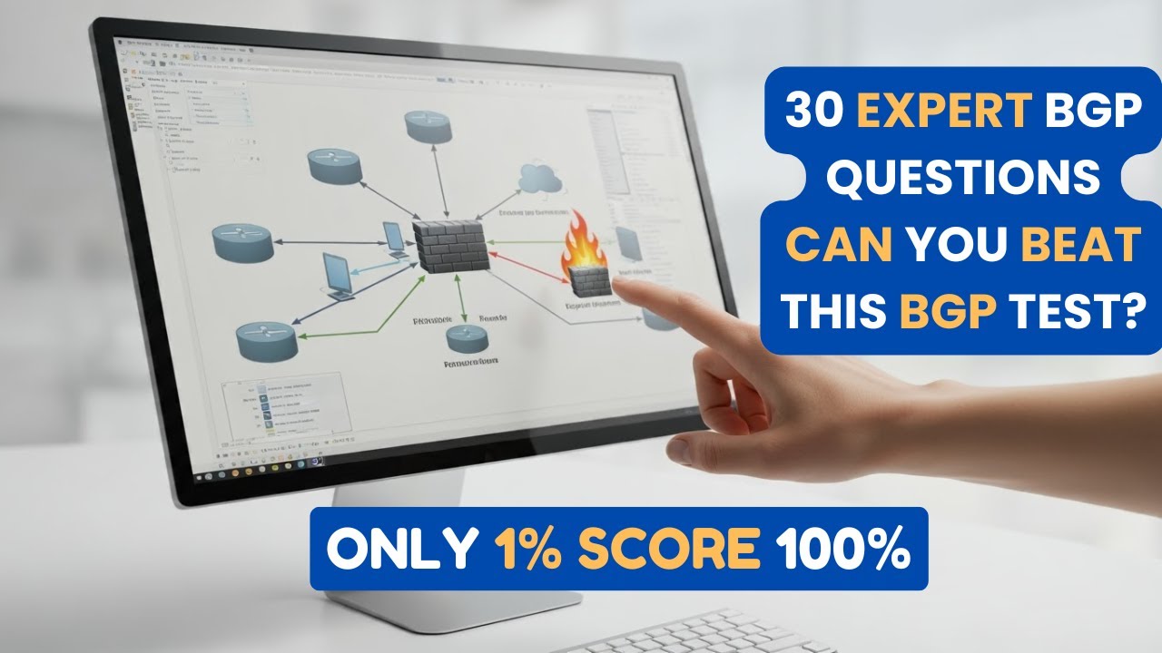 Hard Level CCNA BGP Quiz – 30 Expert Questions to Test Your Routing Knowledge