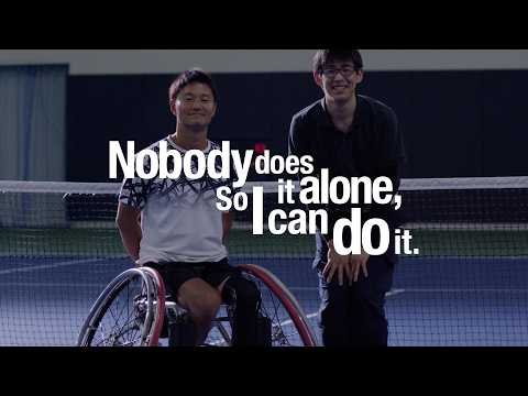【SPORTS】LETTER TO YOU | Wheelchair Tennis Seat Development Engineer | 60 sec