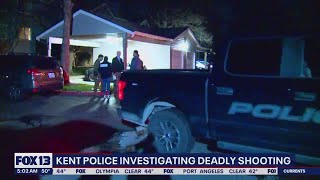Police investigate deadly Kent shooting