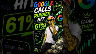 Took Google calls and the runner exploded 61% 📈 #daytrader #optionstrading #google #stocks #trading