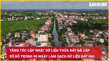 Tăng tốc cập nhật dữ liệu thửa đất đã cấp sổ đỏ trong 90 ngày làm sạch dữ liệu đất đai | BLĐ