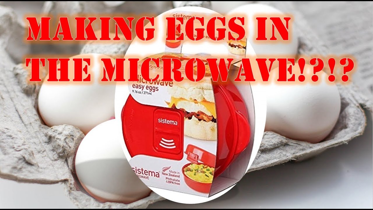 Sistema Microwave Cookware Easy Eggs Red 9.16 Oz/271 ml