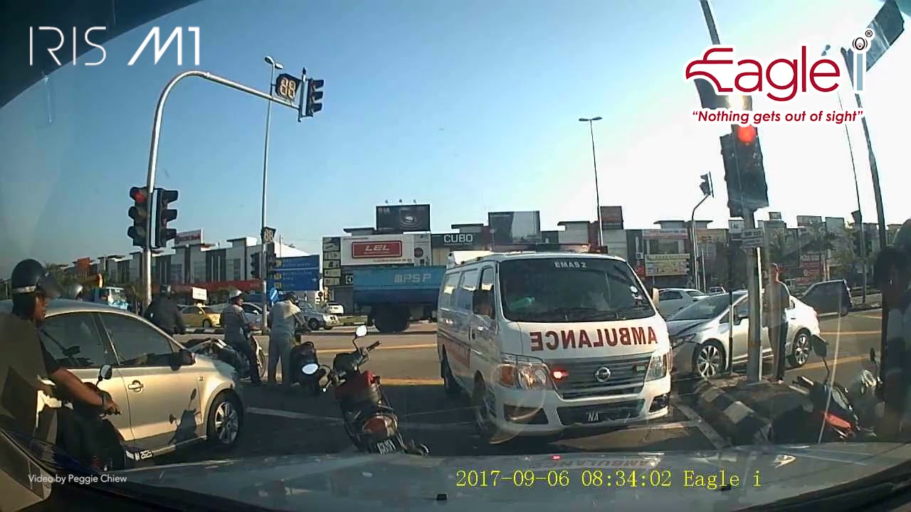 Bukit Mertajam Road Accident Captured by Eagle i™ Iris M1