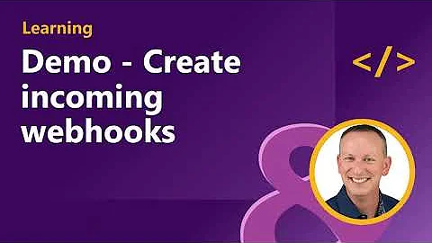 Demo - Create incoming webhooks in a Microsoft Teams channel