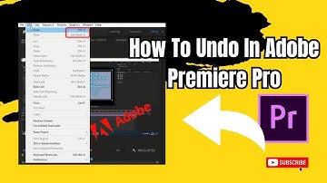 How to undo in adobe premiere pro (Easy 2025)