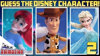 Guess The DISNEY Character 2! - Toy Story 4 - Lion King - The Little Mermaid - Frozen 2 &amp; More
