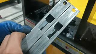 Hydraulic Pipe Punching Machine Fixed Mandrel Tube End Hole Punching Die