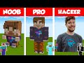 Minecraft NOOB vs PRO vs HACKER: MrBEAST STATUE HOUSE BUILD CHALLENGE in Minecraft / Animation