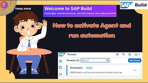 Activate Agent and run automation | SAP Automation | 2024