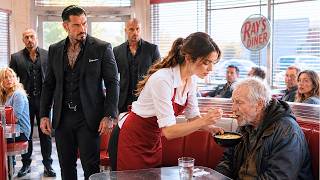 The Waitress Fed a Homeless Old Man Every Night… Then His Mafia Boss Son Walked In