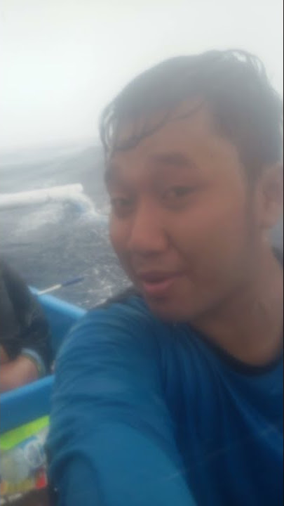 Badai di Laut, Hujan, Angin, dan Kabut.. #bigstorm #heavyrain #shorts