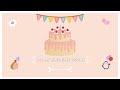 🎂 30 minutes Birthday Timer with Rain Ambience | Pastel Aesthetic | Study • Relax • Journal