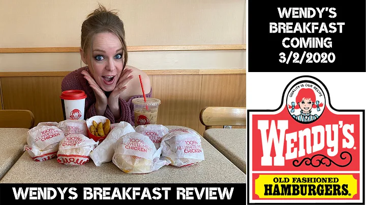 Wendy's breakfast review! They're launching breakfast nationwide 3/2/20 and we tried everything!