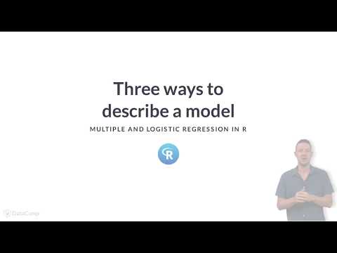 R Tutorial : Three ways to describe a model