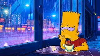 Coffee Chill & Rain ☕️🌧️ Lofi hip hop / chill hop / rain sounds ~ Relaxing Music