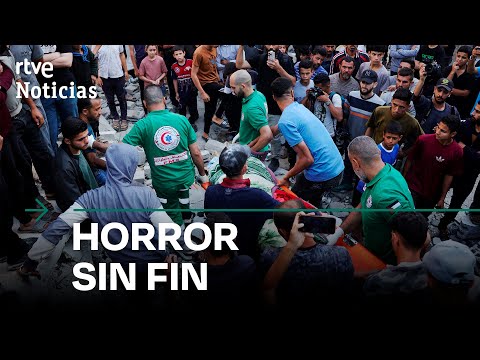 ISRAEL - GAZA: Al menos 60 PALESTINOS MUERTOS tras otra JORNADA de ATAQUES israelíes | RTVE Noticias
