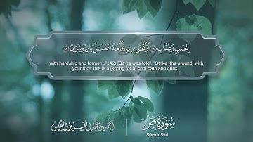 سورة ص مترجمه بالانجليزية بصوت القارئ أحمد النفيس  Surah Sâd Translated To English