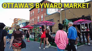 Saturday Night Downtown Ottawa Byward Market Walk (August 2021)