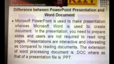 DOEACC CCC PowerPoint Part 1 in English by Sudhanshu RIIT) IT Expert
