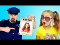 Nadya Pretend Play Funny Police Chase Story and Costume Dress Up Video for Children