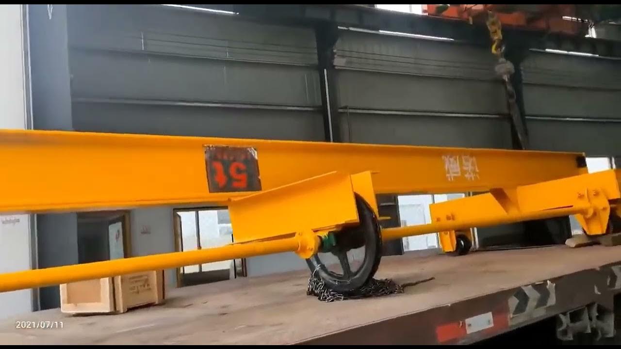 manual overhead crane deliver overseas YouTube
