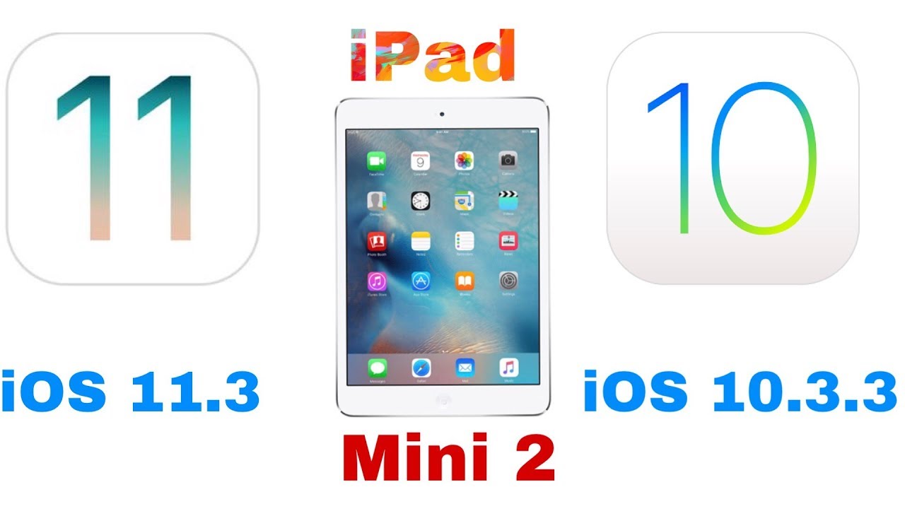 Ipad mini версии ios
