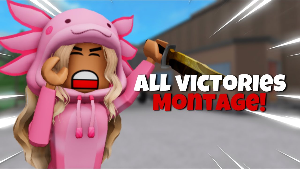 ALL VICTORIES MONTAGE! (Roblox mm2)