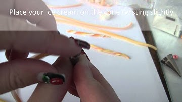 Candy Corn Soft Serve Ice Cream Tutorial