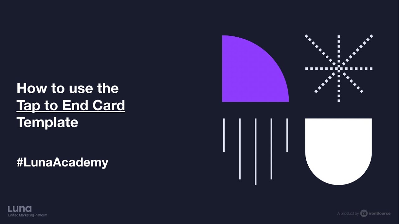 How to Use the Tap to End Card Template