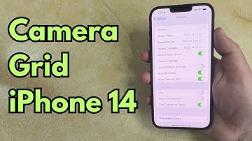 Camera Grid on iPhone 14 - Turn On or Off