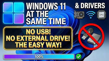 Install Windows & Drivers at the Same Time Using WinNTSetup (No USB & External Drive)