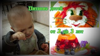 Питание детей от 2 до 3 лет. Питание детей от 2 до 3 лет.