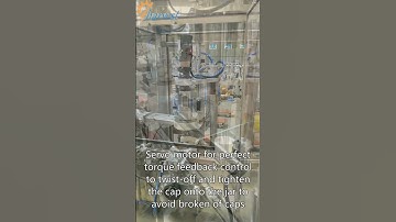 Máy đóng nắp chai servo đầu đơn tự động