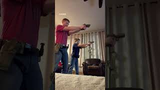 Dry fire highlights with my 10-year old. Responsible firearms handling can start early.