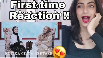 First time reacting to Nissa Sabyan X Melly Goeslaw - Ketika Cinta Bertasbih