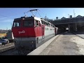 Отправление электровоза ЧС2Т-972 с поездом №192 Санкт-Петербург - Челябинск