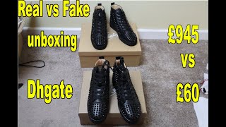 Real vs Fake Guide: Christian Louboutin Louis Flat Calf Spikes