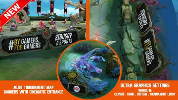 MLBB ULTRA GRAPHICS TOURNAMENT MAP WITH SPONSOR BANNERS - MLBB