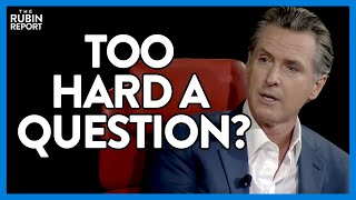 Gavin Newsom Asked Why People Are Fleeing Cali - His Answer Is Delusional | DM CLIPS | Rubin Report