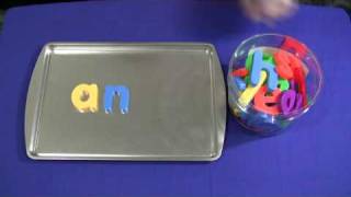 Make words with wiki sticks using magnets and cookie sheets!