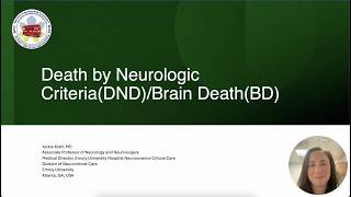 Brain Death Determination. Jackie Kraft (USA)