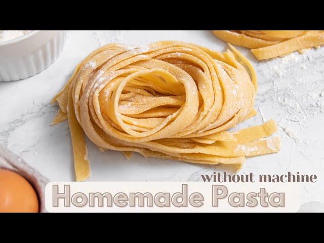 Easy Homemade Pasta - Without a Pasta Machine - Nicky's Kitchen Sanctuary