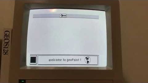 Commodore 128D  - GEOS 128  80 column (Year 1985)