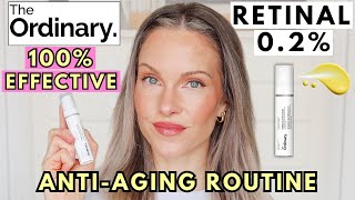 RAPID RESULTS! THE ORDINARY ANTI-AGING SKINCARE ROUTINE USING THE NEW RETINAL 0.2% EMULSION