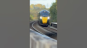 Class 800 fly past Keynsham #train #railway