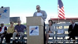 I 37 Bridge Ribbon Cutting Ceremony Martin Horst, P.E. TxDOT Nueces County, TX.