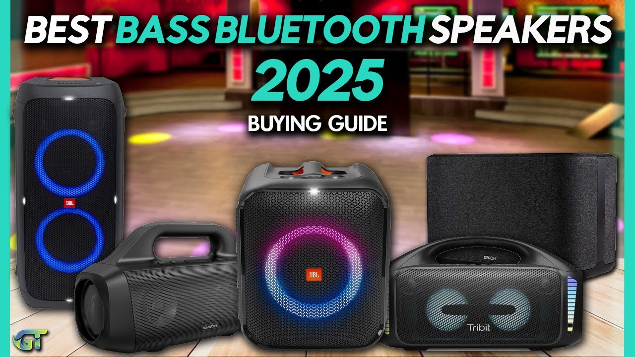 Best Bass Bluetooth Speaker - Top 6 Best Bluetooth Speakers for BASS  Lovers! (2025 Buying Guide)