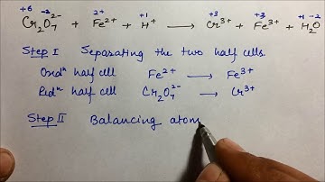 ion electron method || Vishal Rahal || redox reactions || balancing